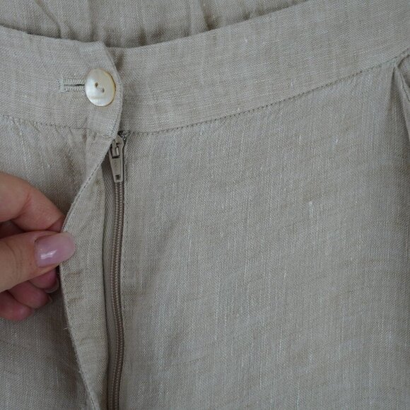EUC Chico's Straight-Leg Linen Pants Size 2.5R - Picture 8 of 14